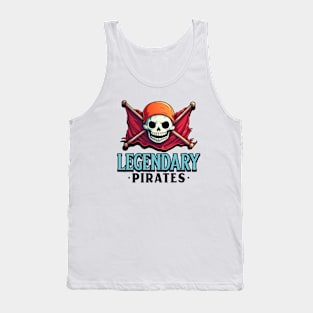 Legendary Pirates Anime Series Tank Top